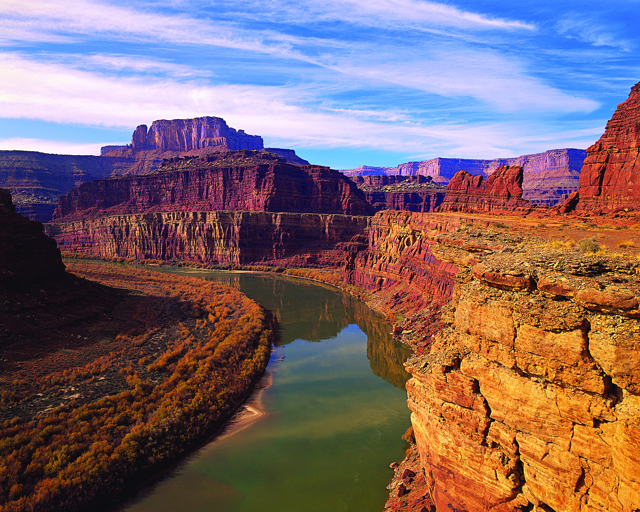 Canyon along the Colorado River in Arizona