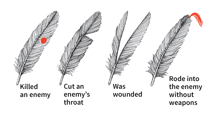 Honor feathers