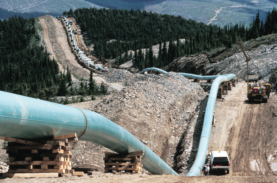 Gas pipeline construction