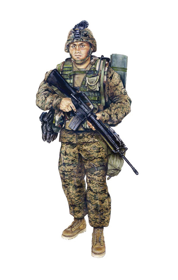 Marine combat uniform