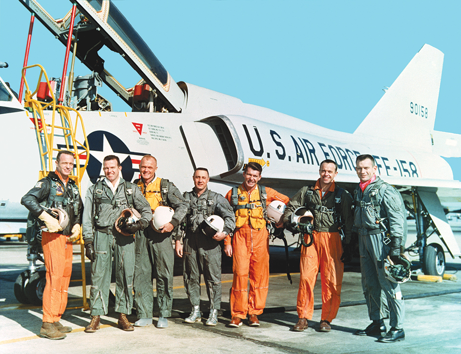 First seven U.S. astronauts