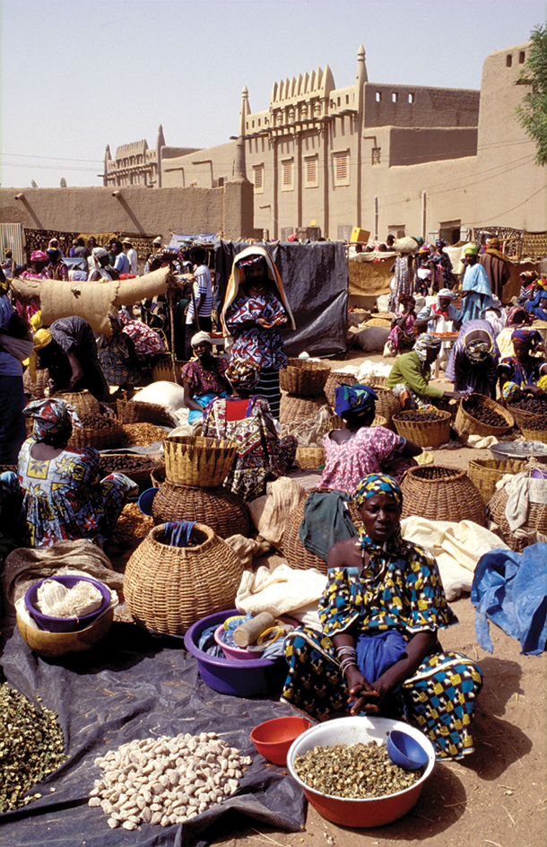 Street market in Mali