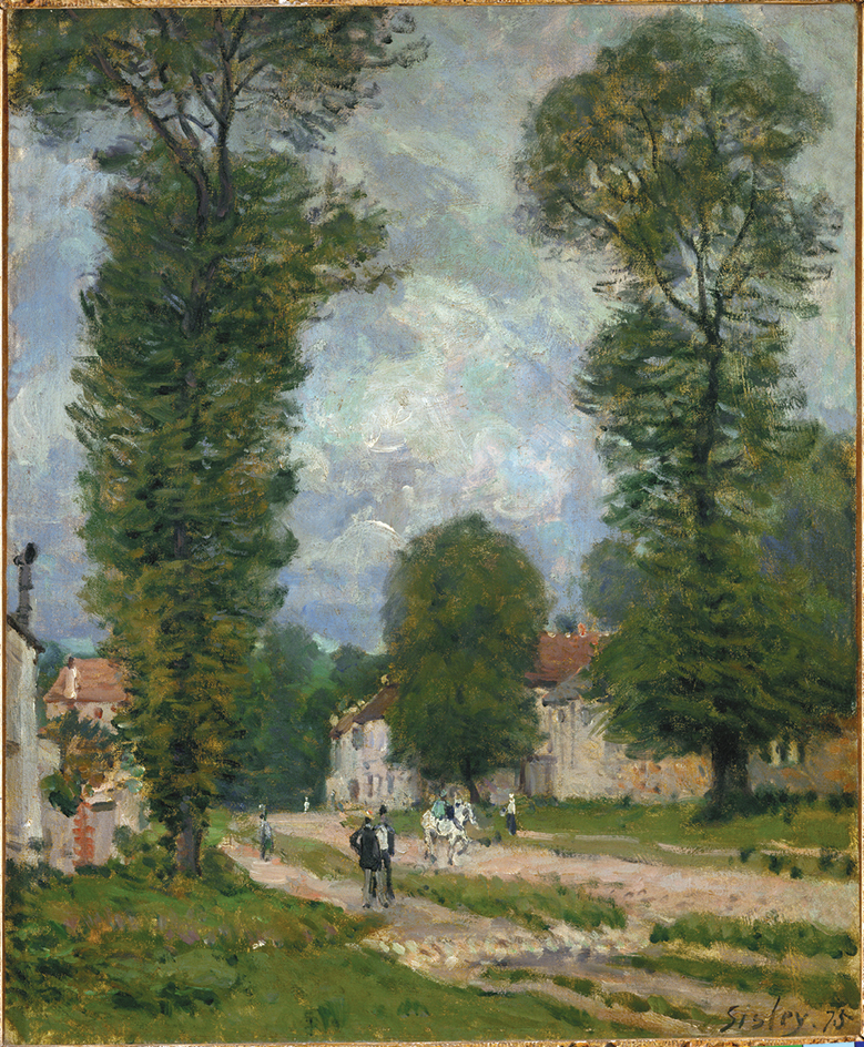 Road to Versailles by Alfred Sisley