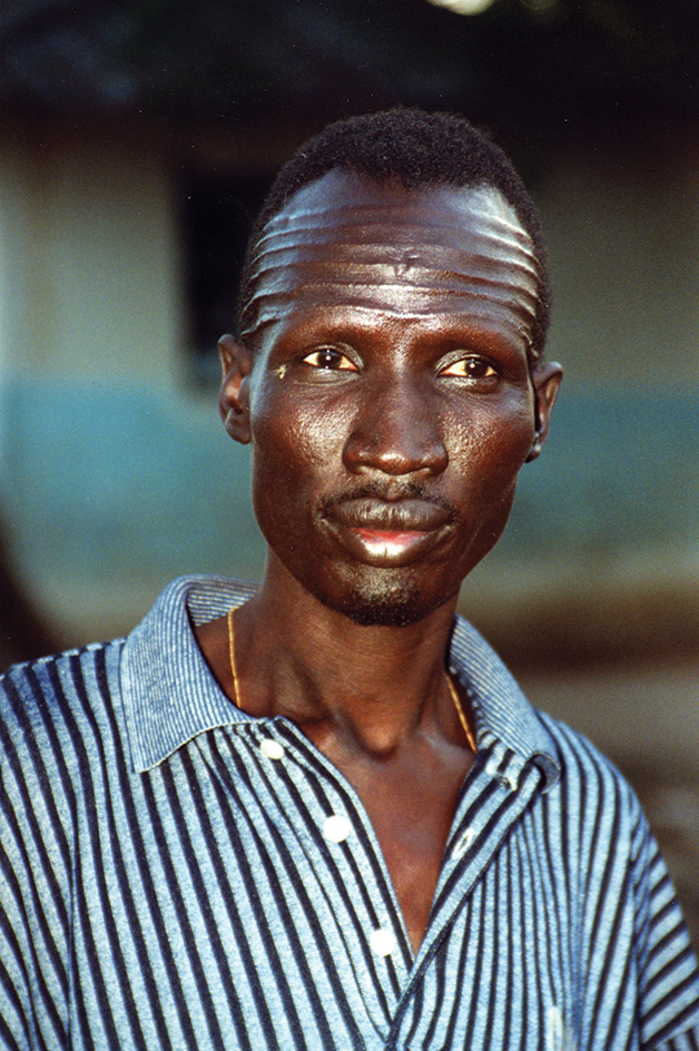 Nuer man from Ethiopia