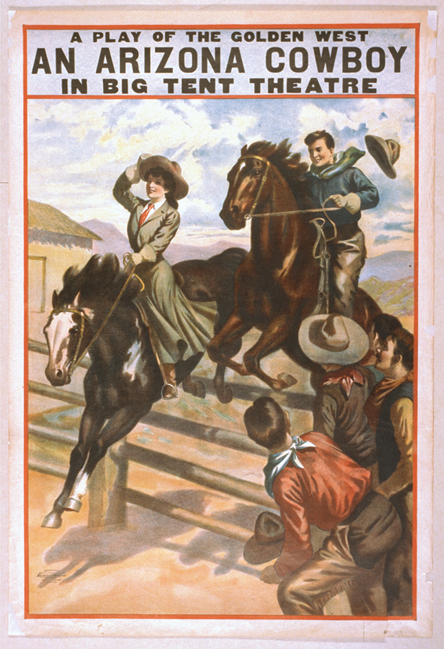 Advertisement for Western play