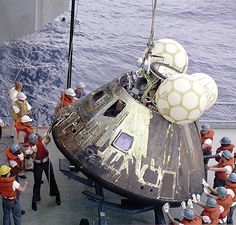 Recovery of the Apollo 13 command module