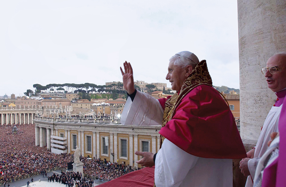 Pope Benedict XVI at St. Peter's Basilica