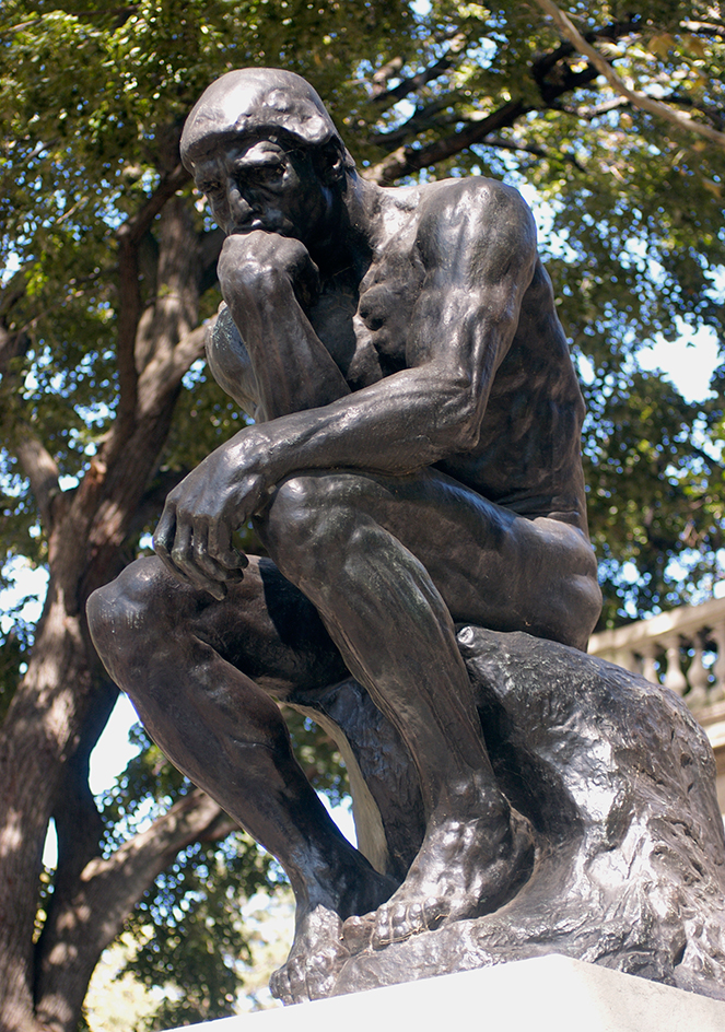 The Thinker by Auguste Rodin