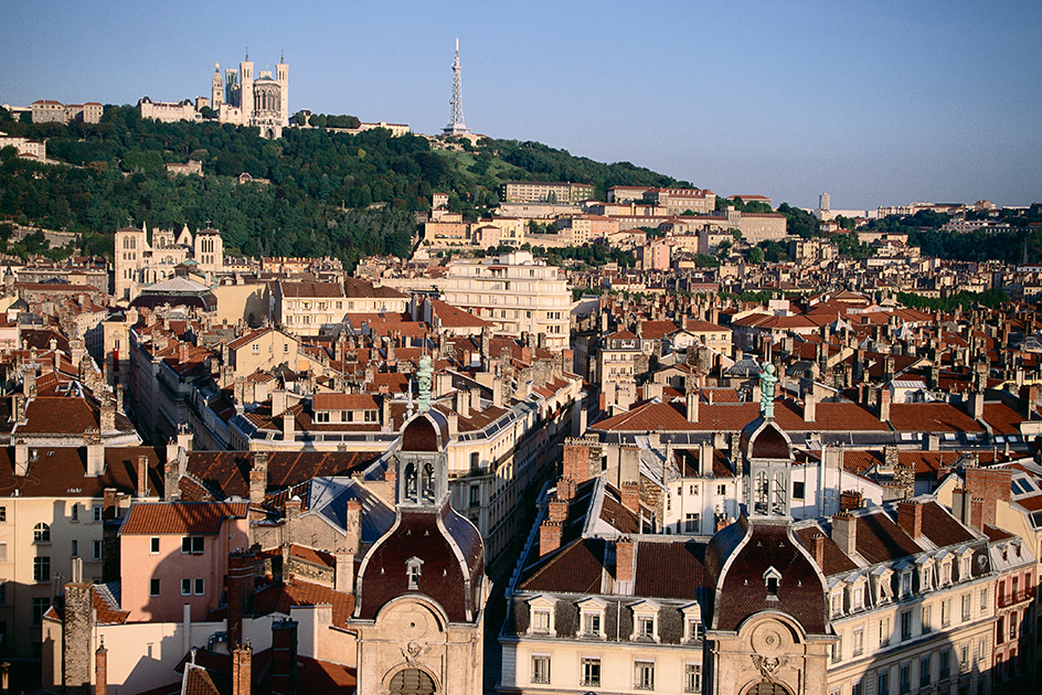 Apartment buildings in Lyon