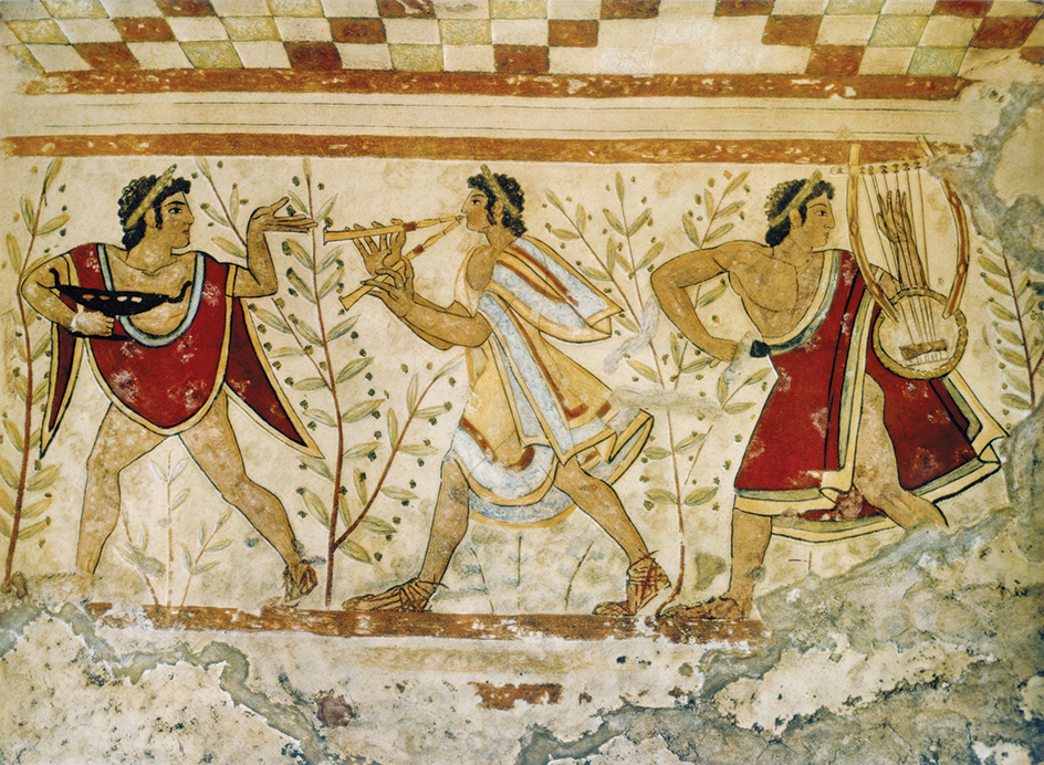 Etruscan wallpainting