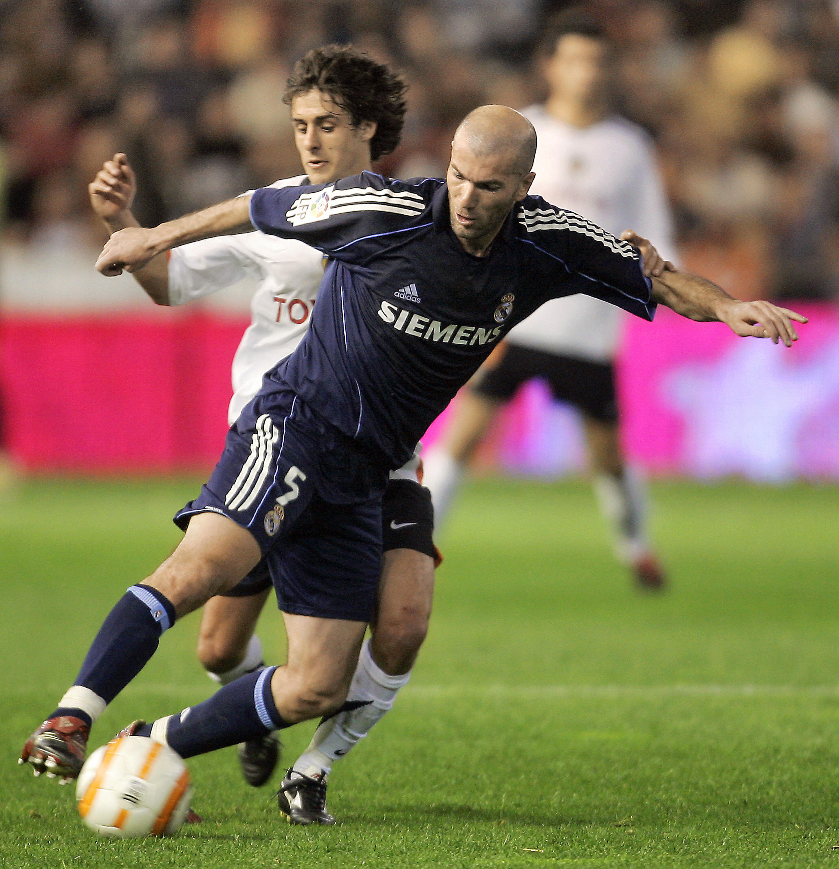 Zinedine Zidane and Pablo Aimar