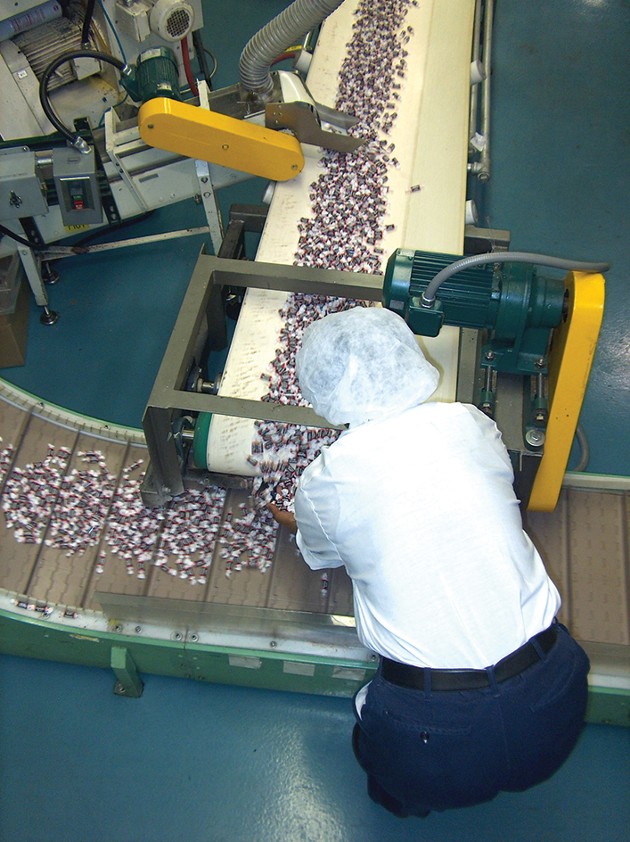 Employee in a Chicago factory