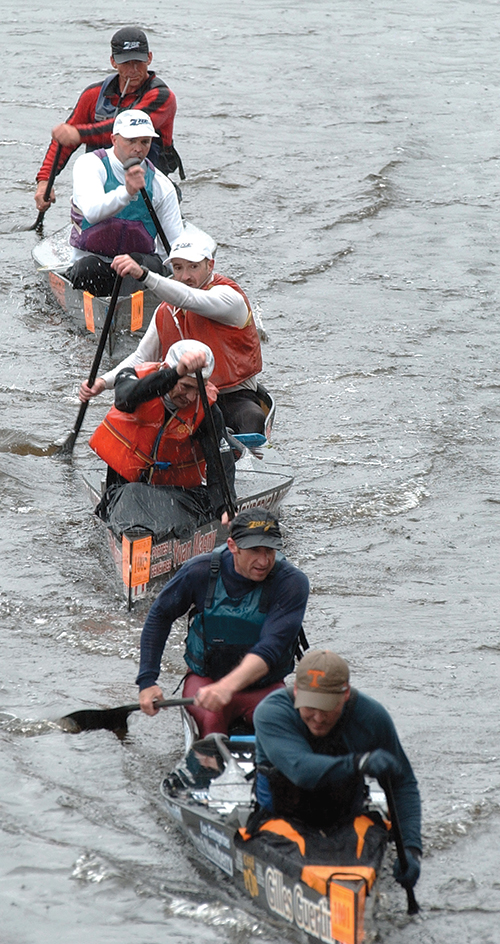 Canoe racing