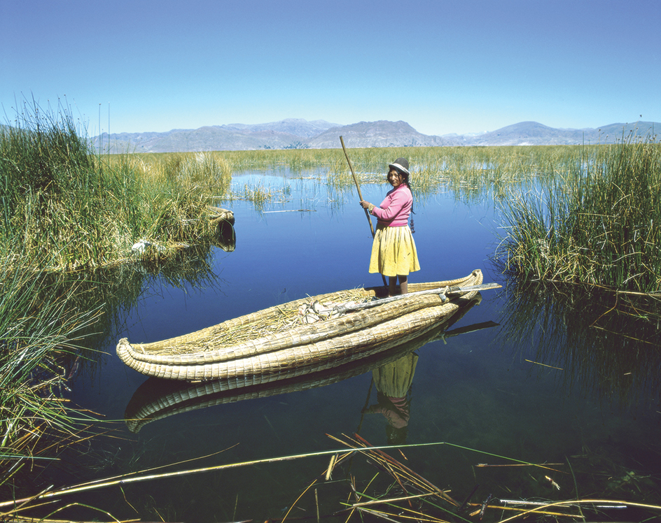 Reed canoe