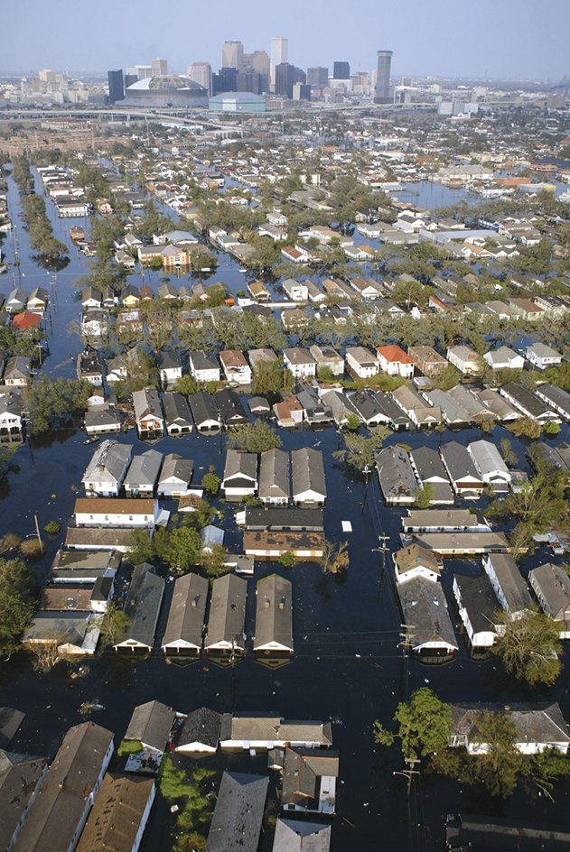 Flooding after Hurricane Katrina