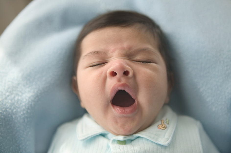 Yawning is a sign that a person needs sleep.