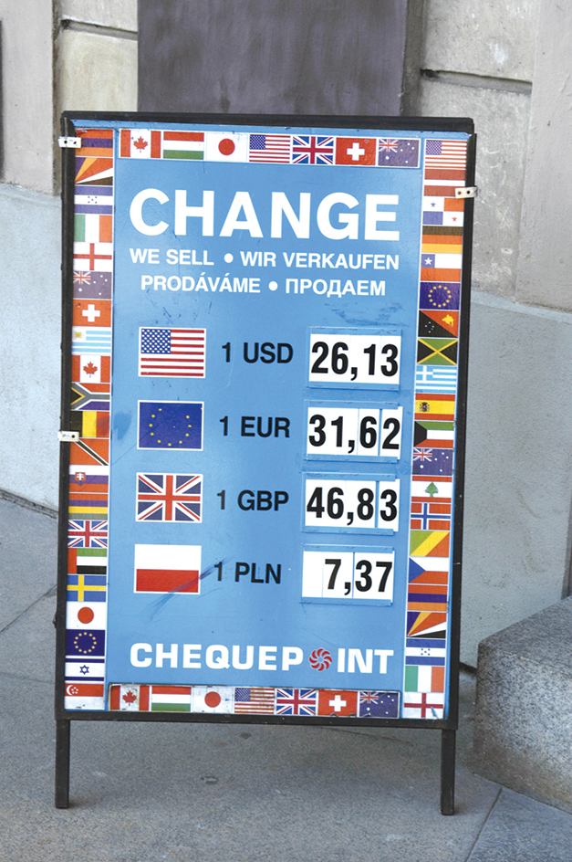 Currency exchange rates