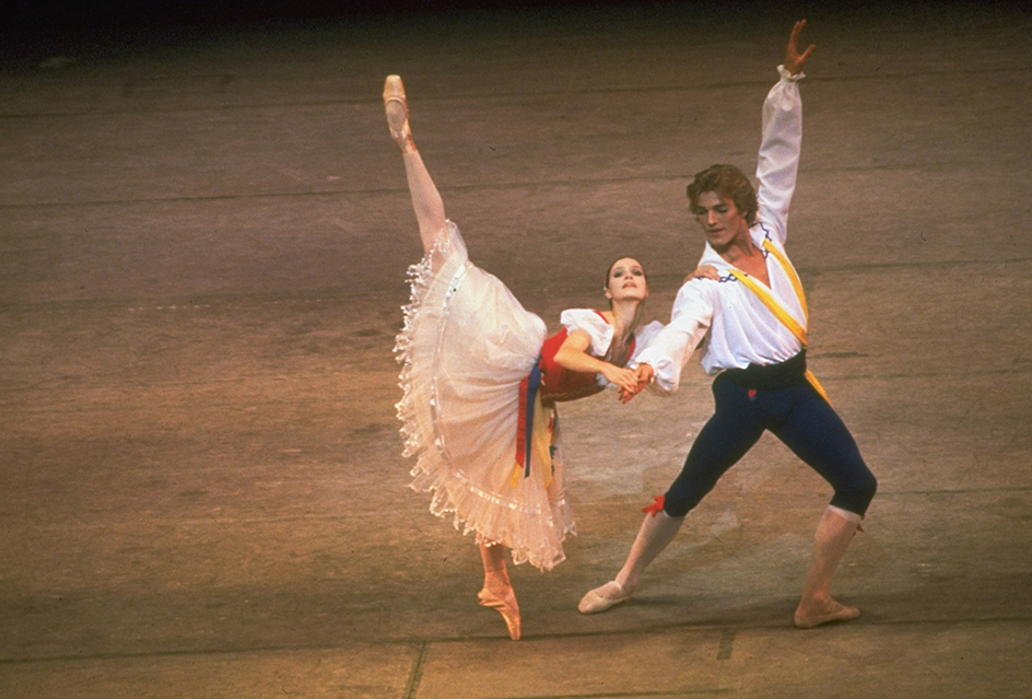 Suzanne Farrell with Peter Martins