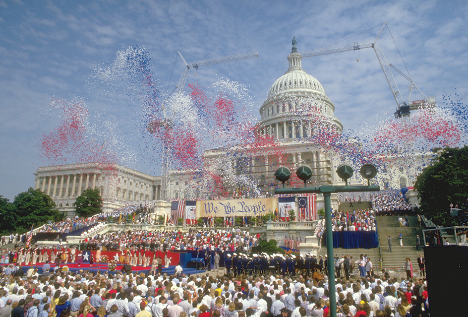 Bicentennial celebration of the signing of the U.S. Constitution