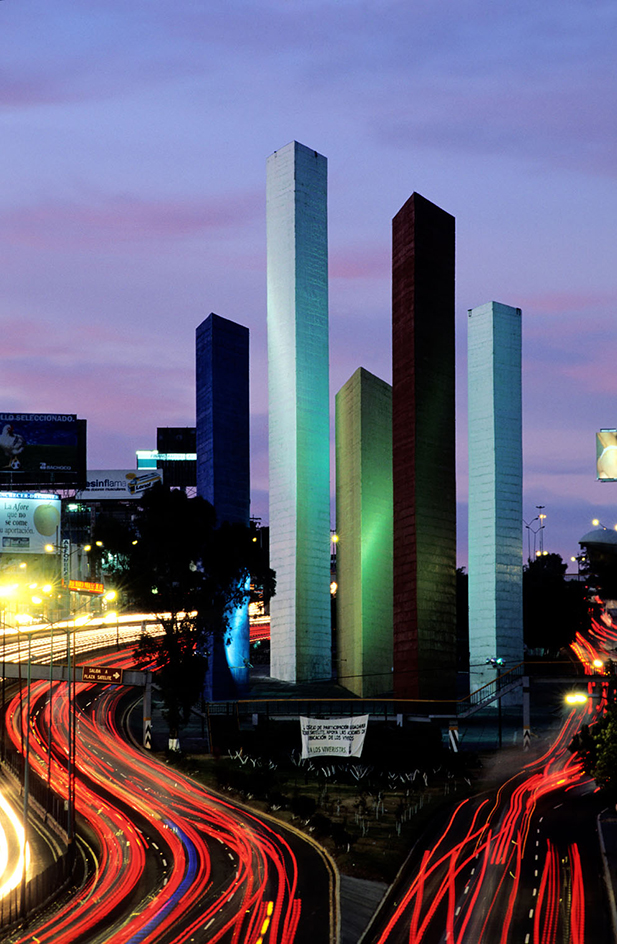 Satellite City by Luis Barragán and Mathias Goeritz