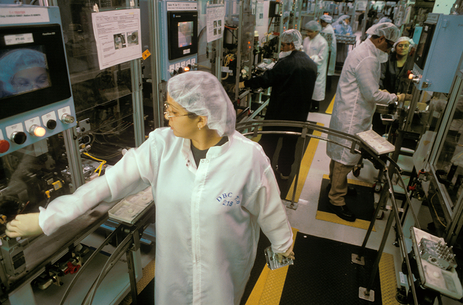 Factory workers in Chihuahua