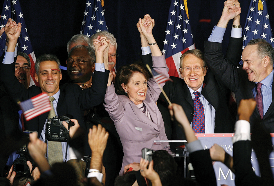 Democrats celebrate election results