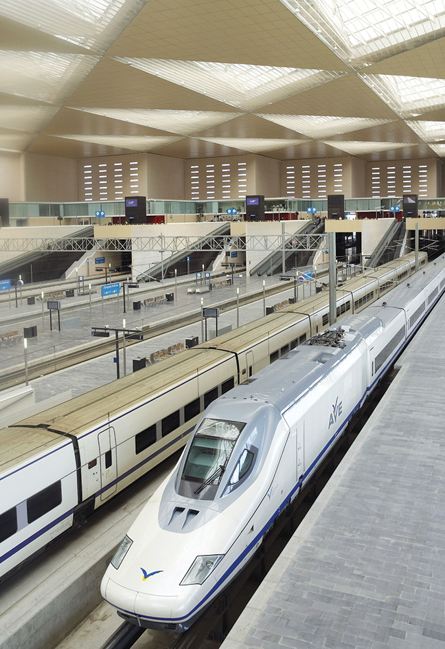 Train station in Spain