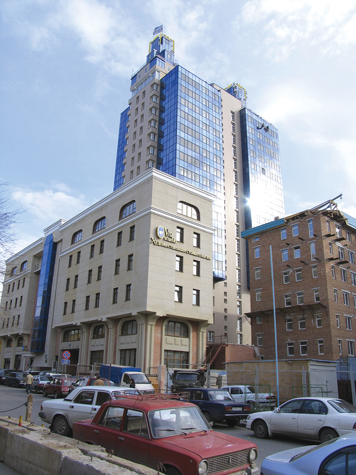 Apartment building in Novosibirsk