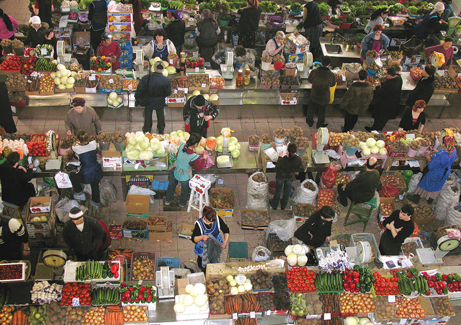 Market in Irkutsk, Russia