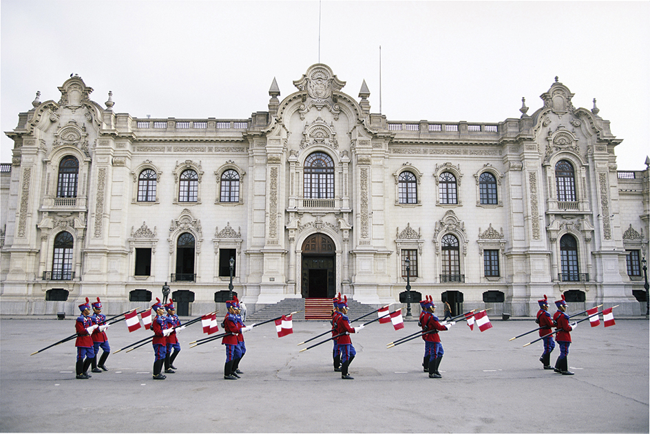 Government Palace in Lima, Peru