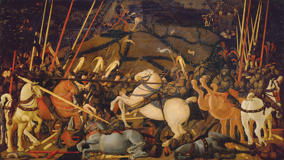 The Battle of San Romano by Paolo Uccello