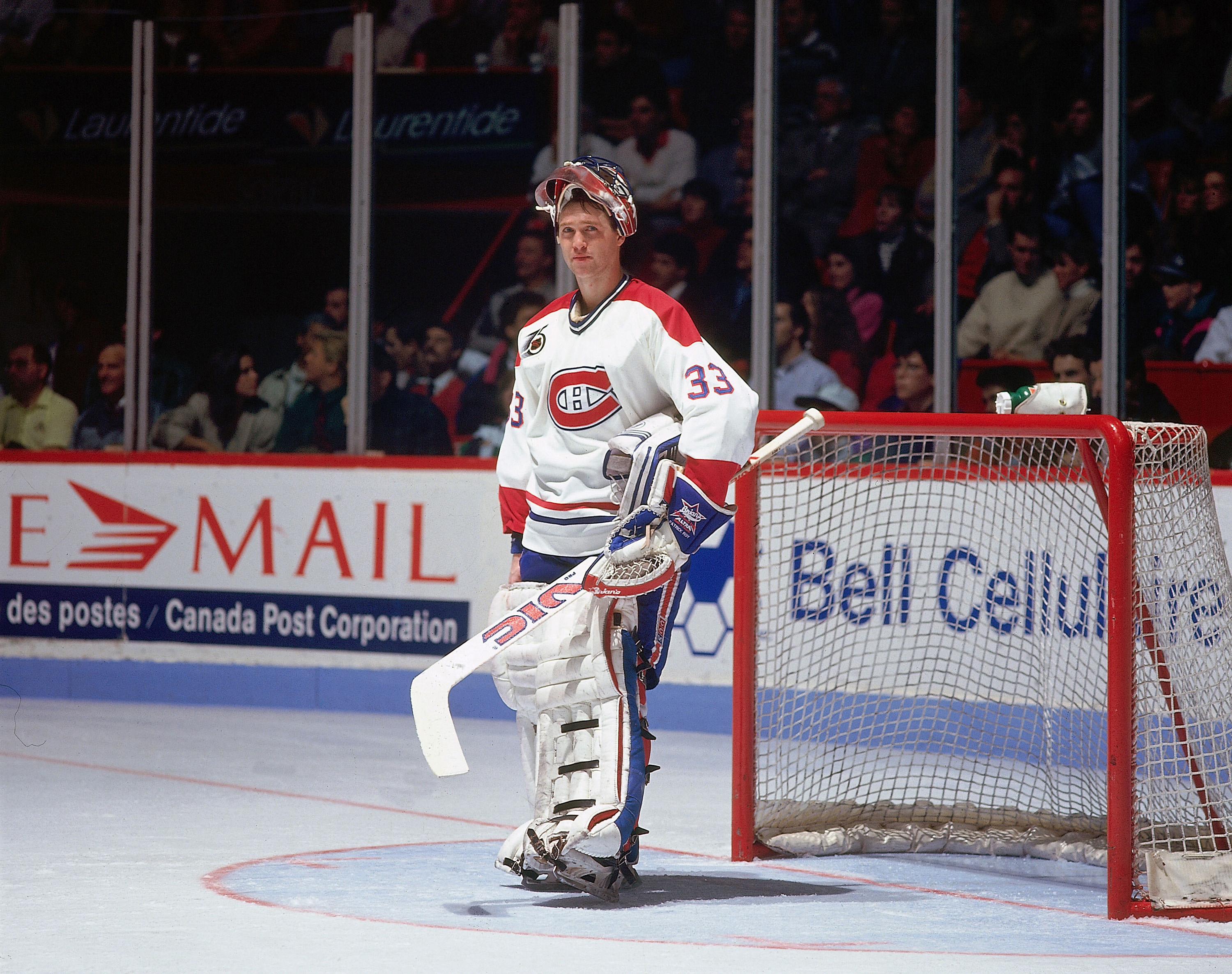 Canadian hockey player Patrick Roy