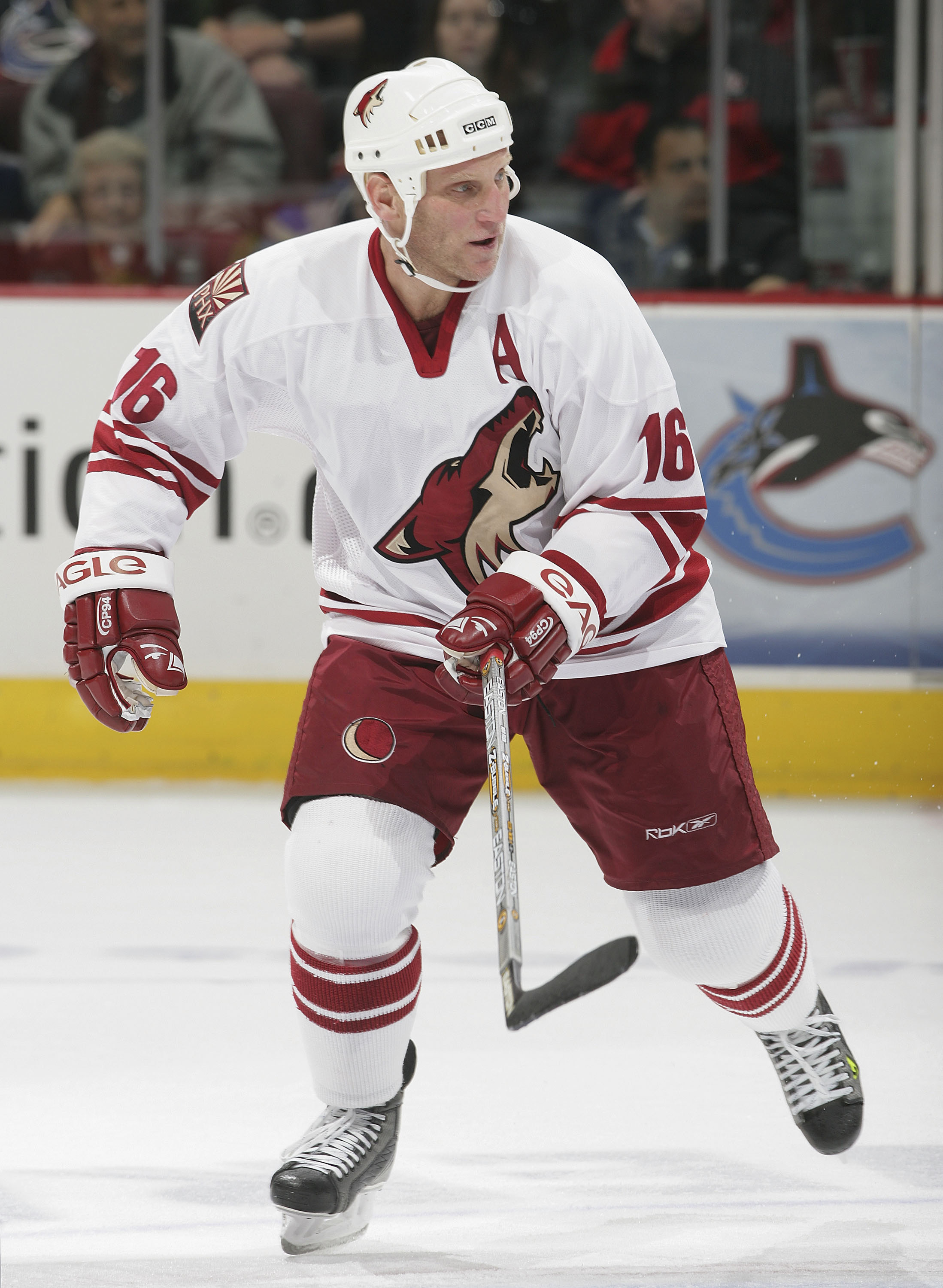 Canadian hockey player Brett Hull