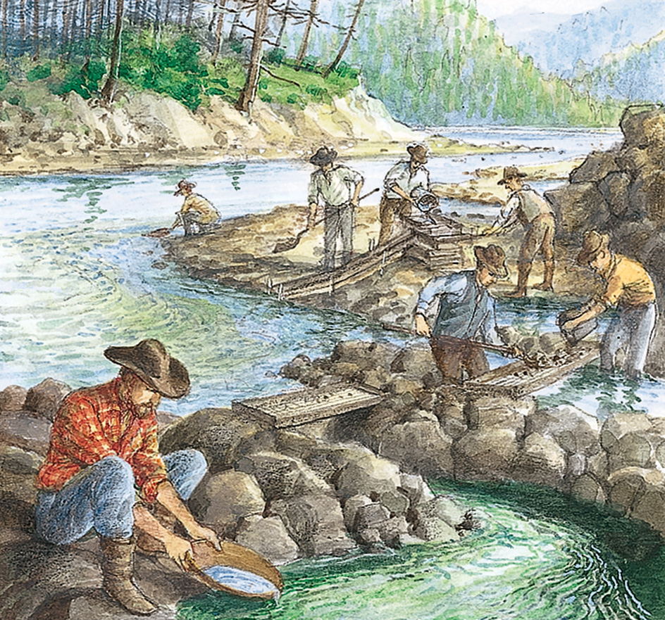 The gold rush of 1849