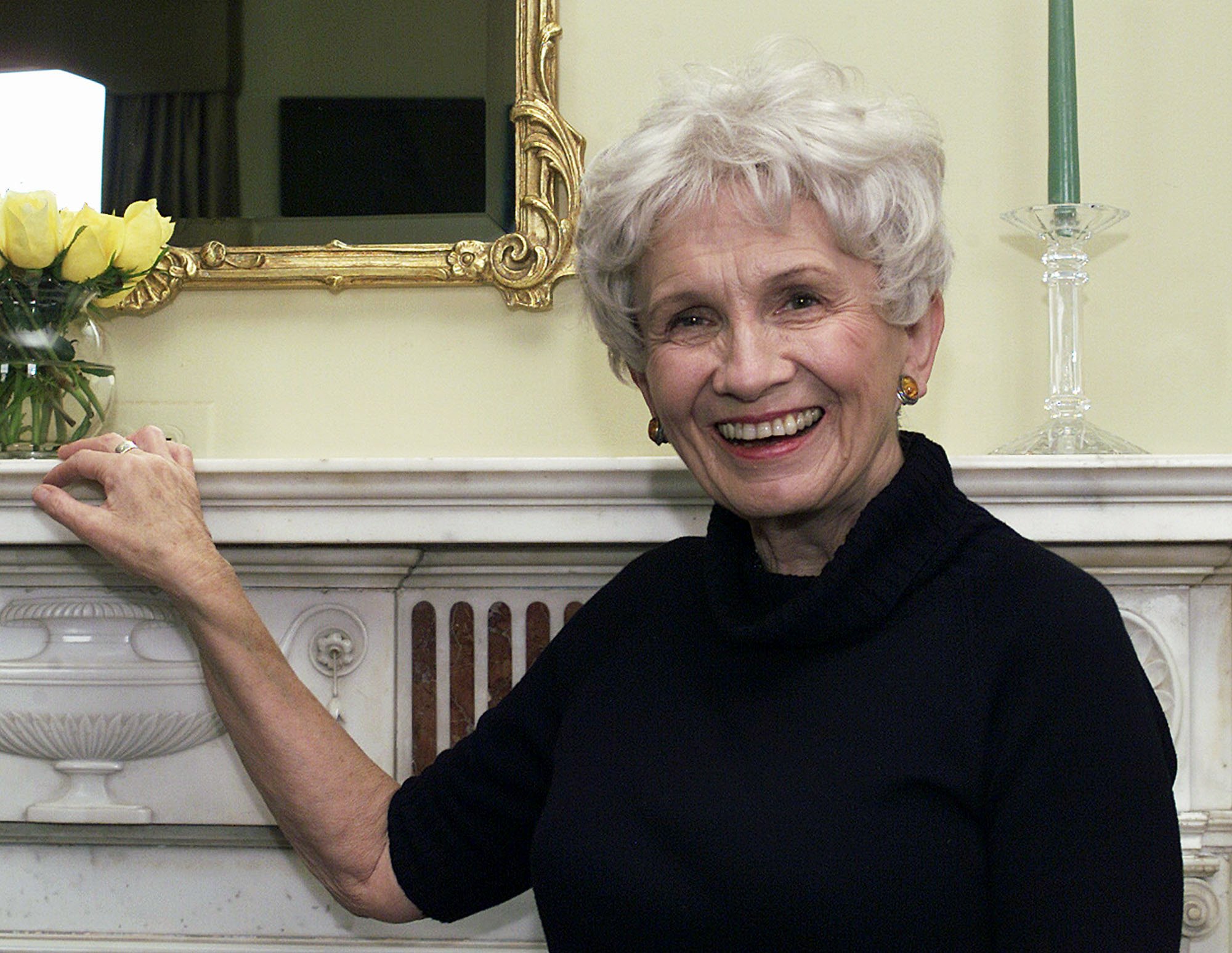 Canadian short story writer Alice Munro