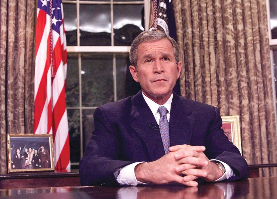 President Bush's address after the September 11 terrorist attacks