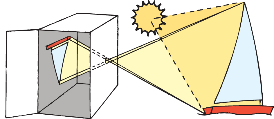 A pinhole aperture