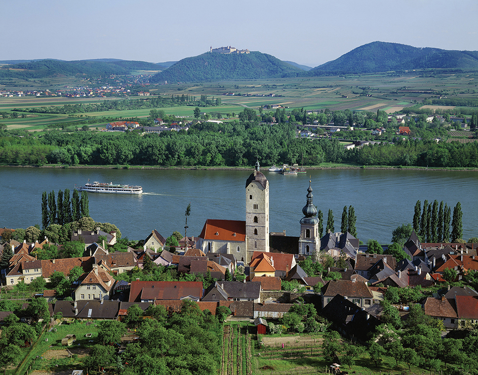 Town along the Danube River