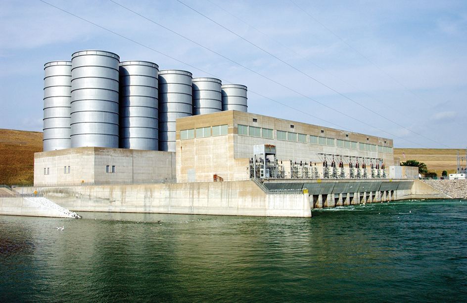 Hydroelectric plant in North Dakota