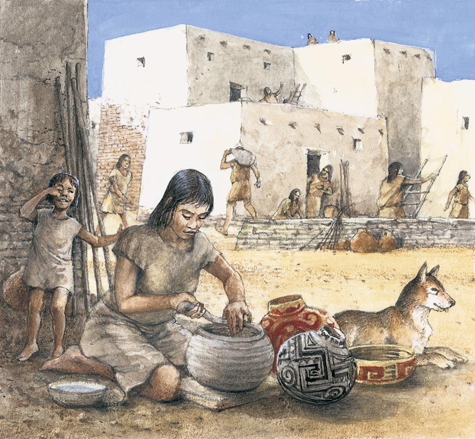 Hopi village of Oraibi