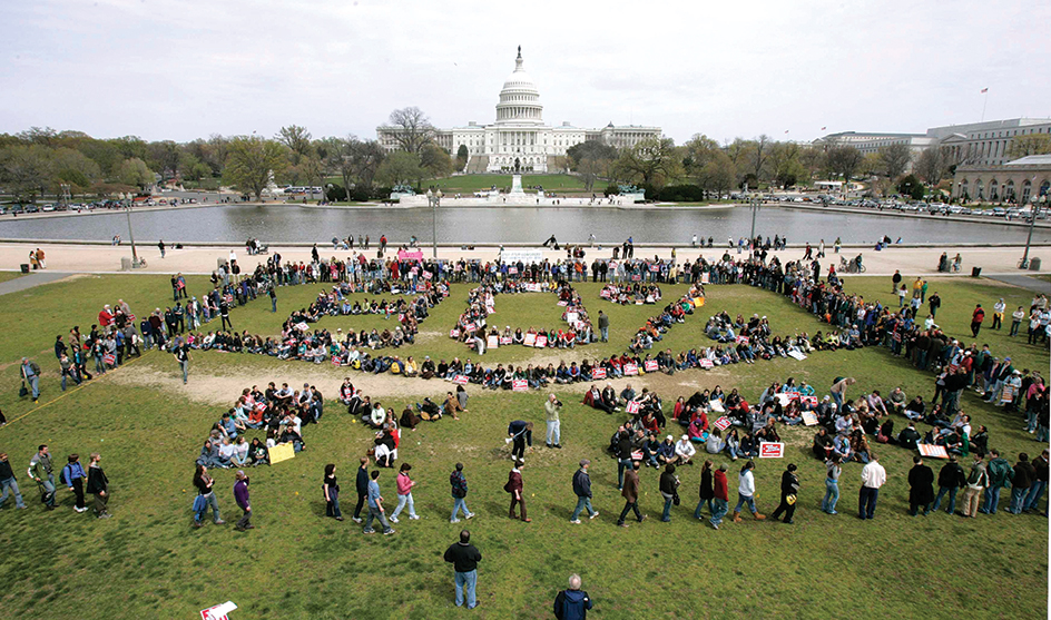 Demonstration for action against climate change