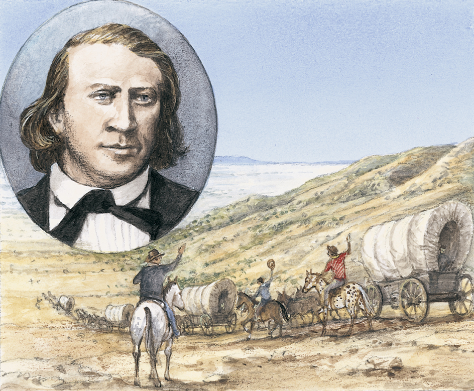 Brigham Young led a group of Mormons to Salt Lake City, 1847.