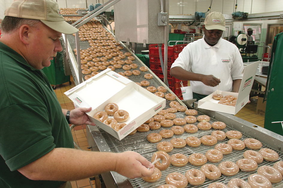 Doughnut production in Raleigh