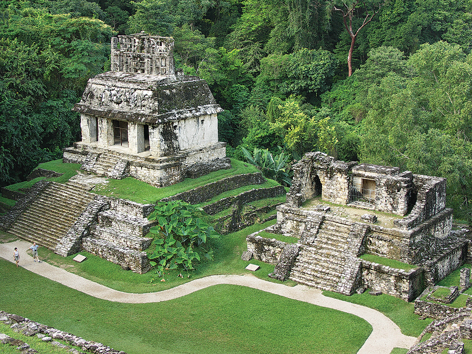 Palenque Mayans ruins