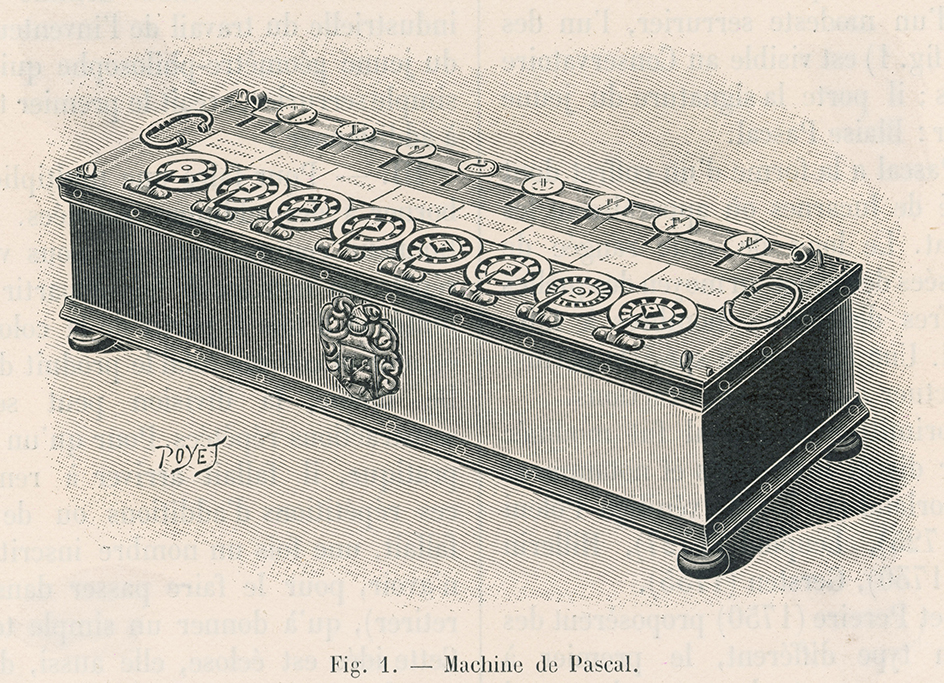 Pascal's calculating machine