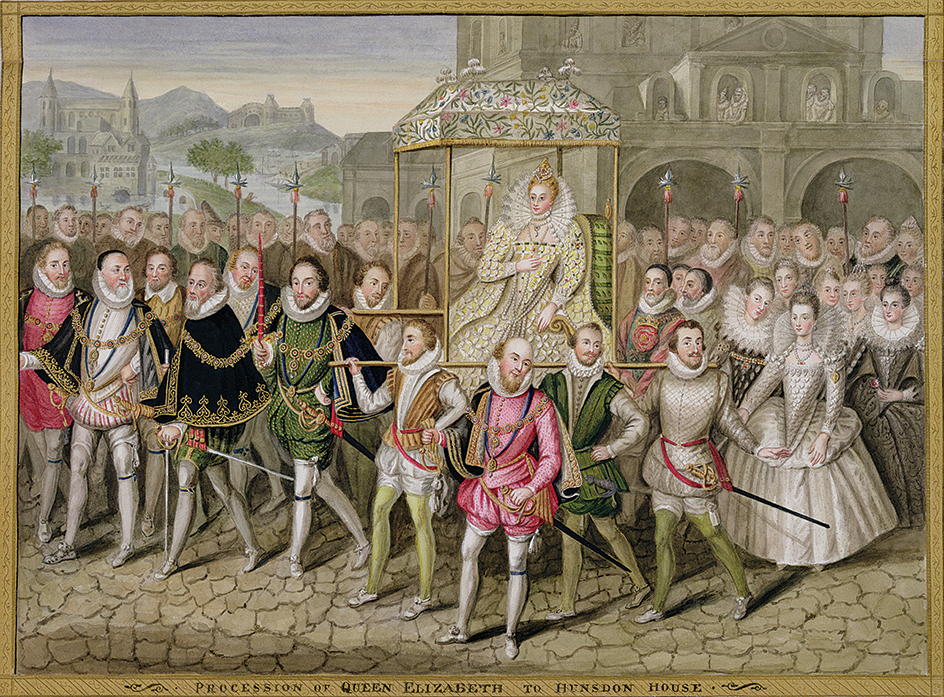 Queen Elizabeth I and her court