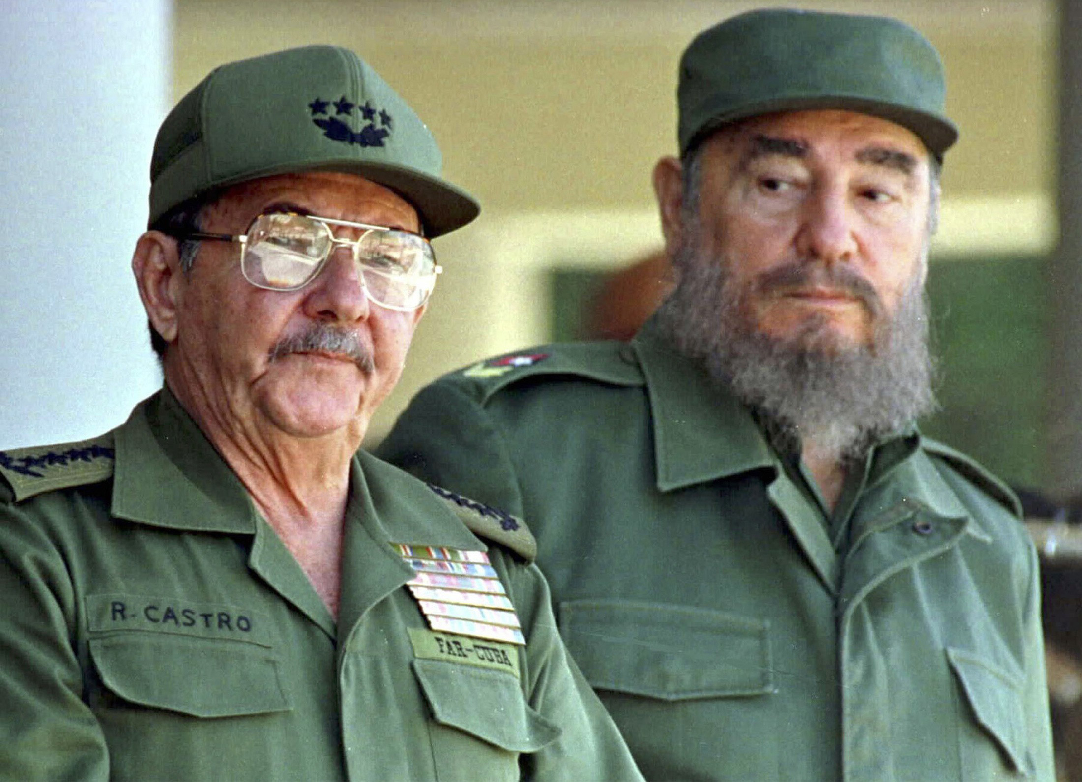 Raúl and Fidel Castro