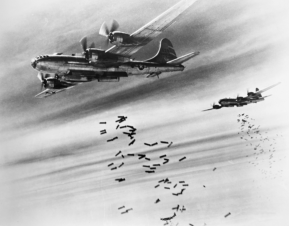 B-29's in action