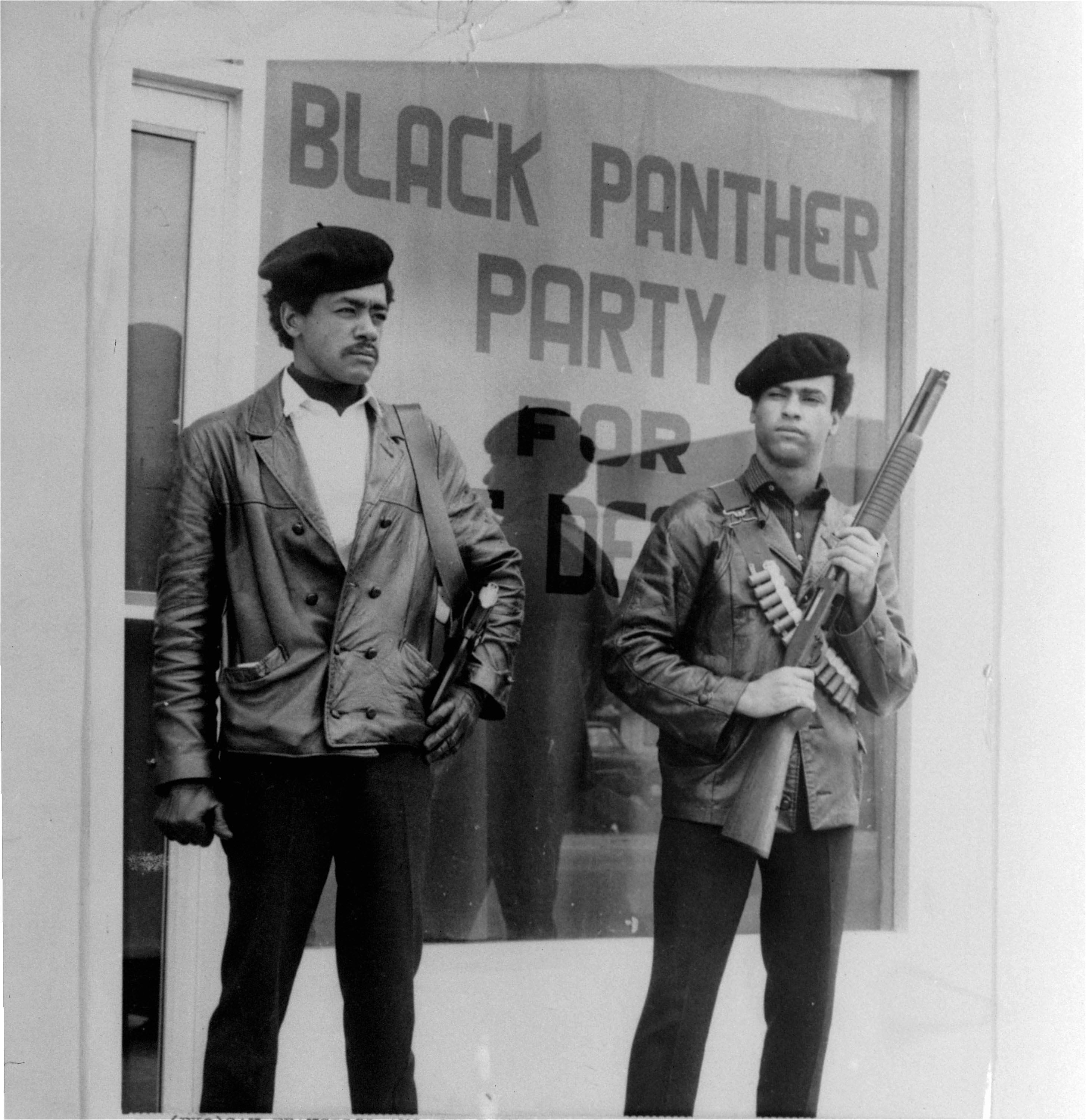 Bobby Seale and Huey Newton