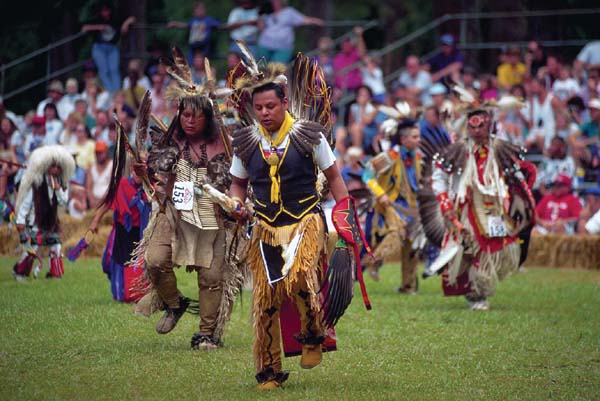 Cherokee dancers